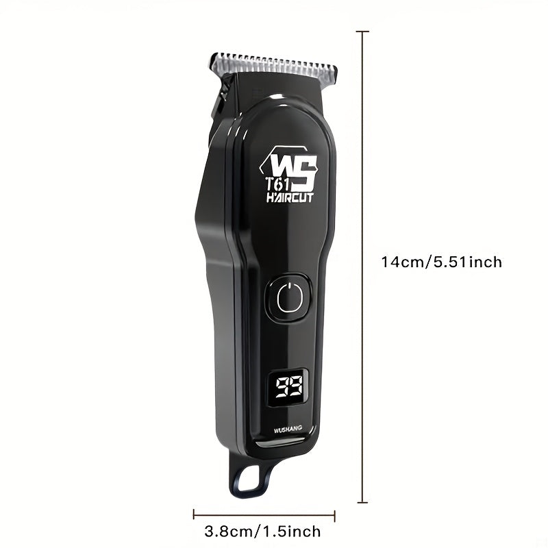 FEIYBA Men'S Cordless Electric Hair Clipper, Compact Rechargeable Beard & Hair Trimmer Set, Professional Barber Quality, Portable Grooming Tool for Home Use, Ideal Gift for Father'S Day or Christmas, USB Charging, Battery, 36