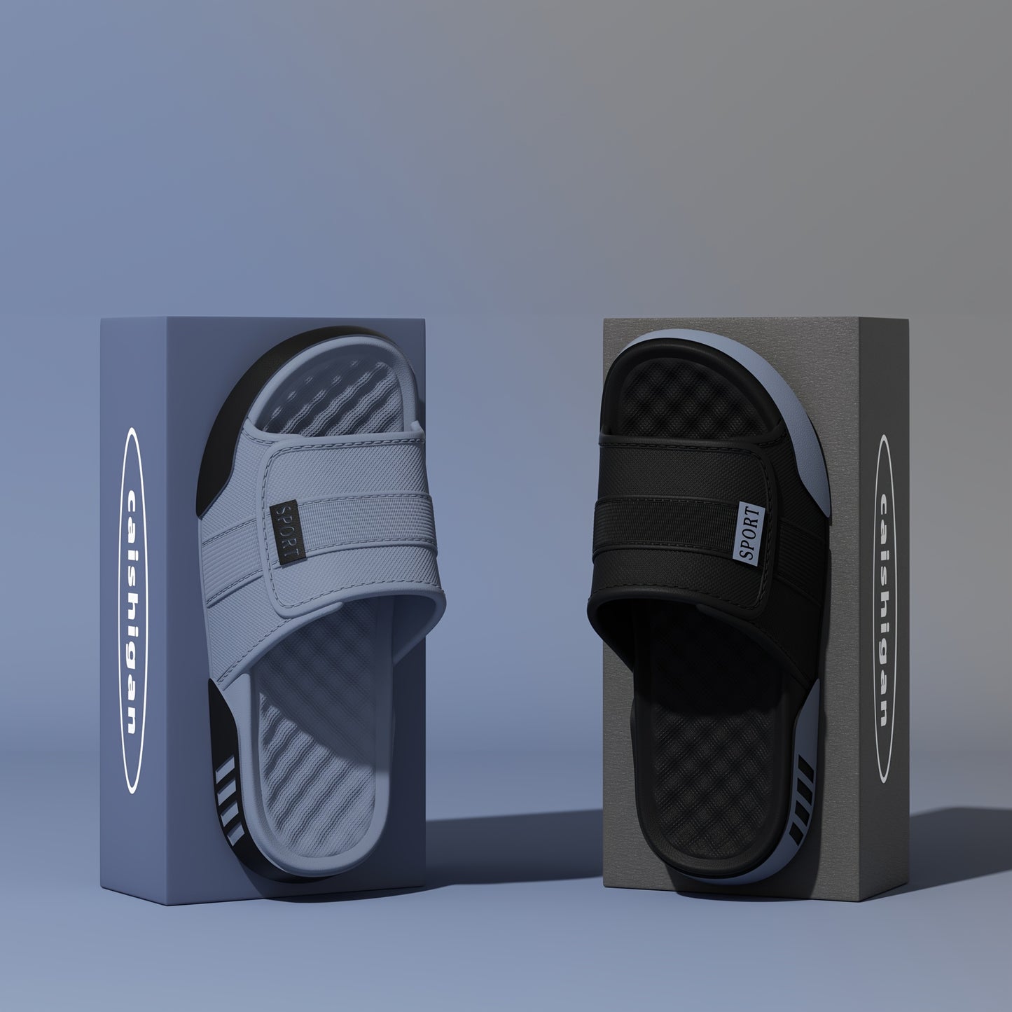 Men's Summer EVA Slides | 1pc Molding Breathable Cool, Multi-Color for Beach Water Play Bath Travel - ayq