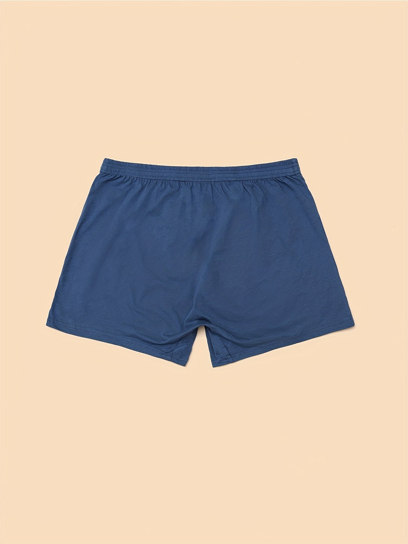 Men's High-Waist Cotton Boxer Briefs with Button Detail