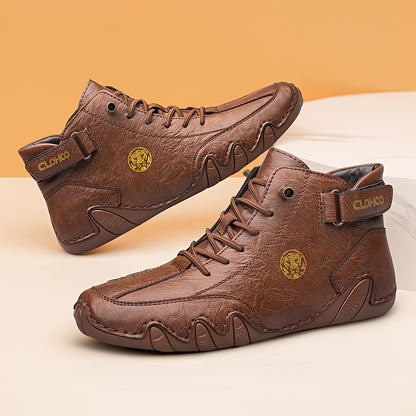 Men's High-Top Casual & Sports Ankle Boots with Rubber Sole