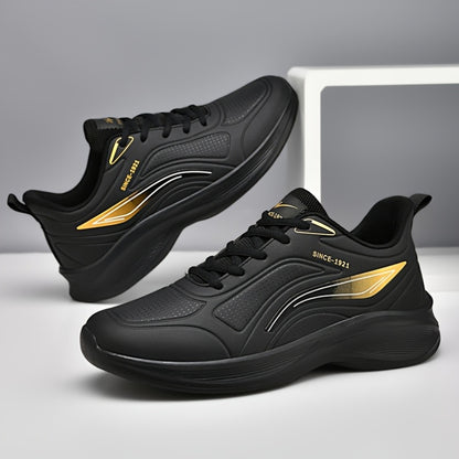 Men's Low-Top Lightweight Running Shoes with Cushioned Sole