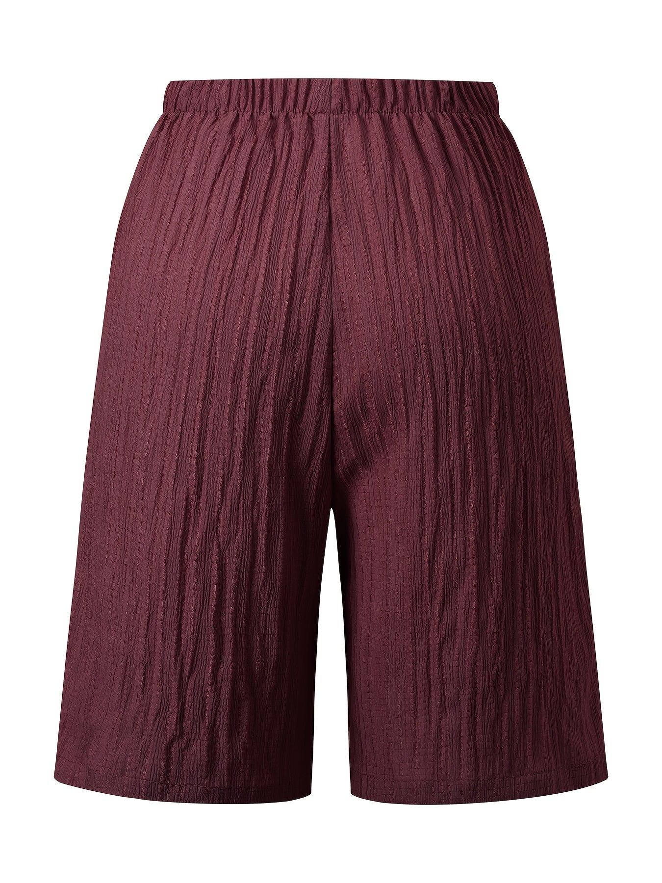 Women's Casual Solid Color Lightweight Summer Shorts Set