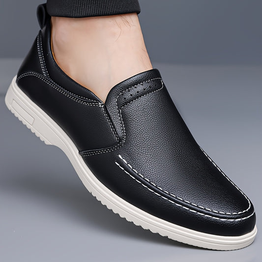 Men's All-Season Casual Flat Shoes - Slip-On Oxford & Derby Style