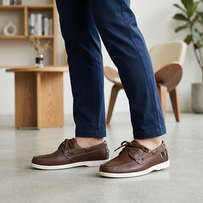 Men's Casual Low-Top Sneakers with PU Upper - All Season