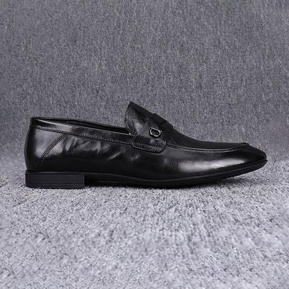 Men's Business Loafers with Metal Detail for Work & Travel