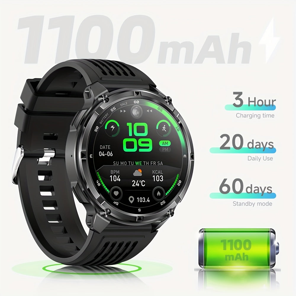 2026 Men’s Smart Watch 1.7” HD Display, 120+ Sports Modes