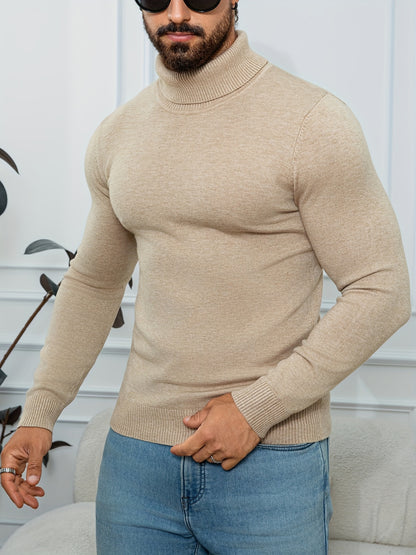Men'S New Style Available in Multiple Colors, Classic Turtleneck Sweater