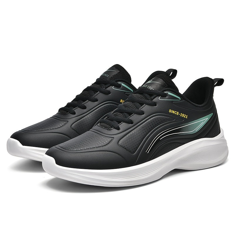 Men's Low-Top Lightweight Running Shoes with Cushioned Sole