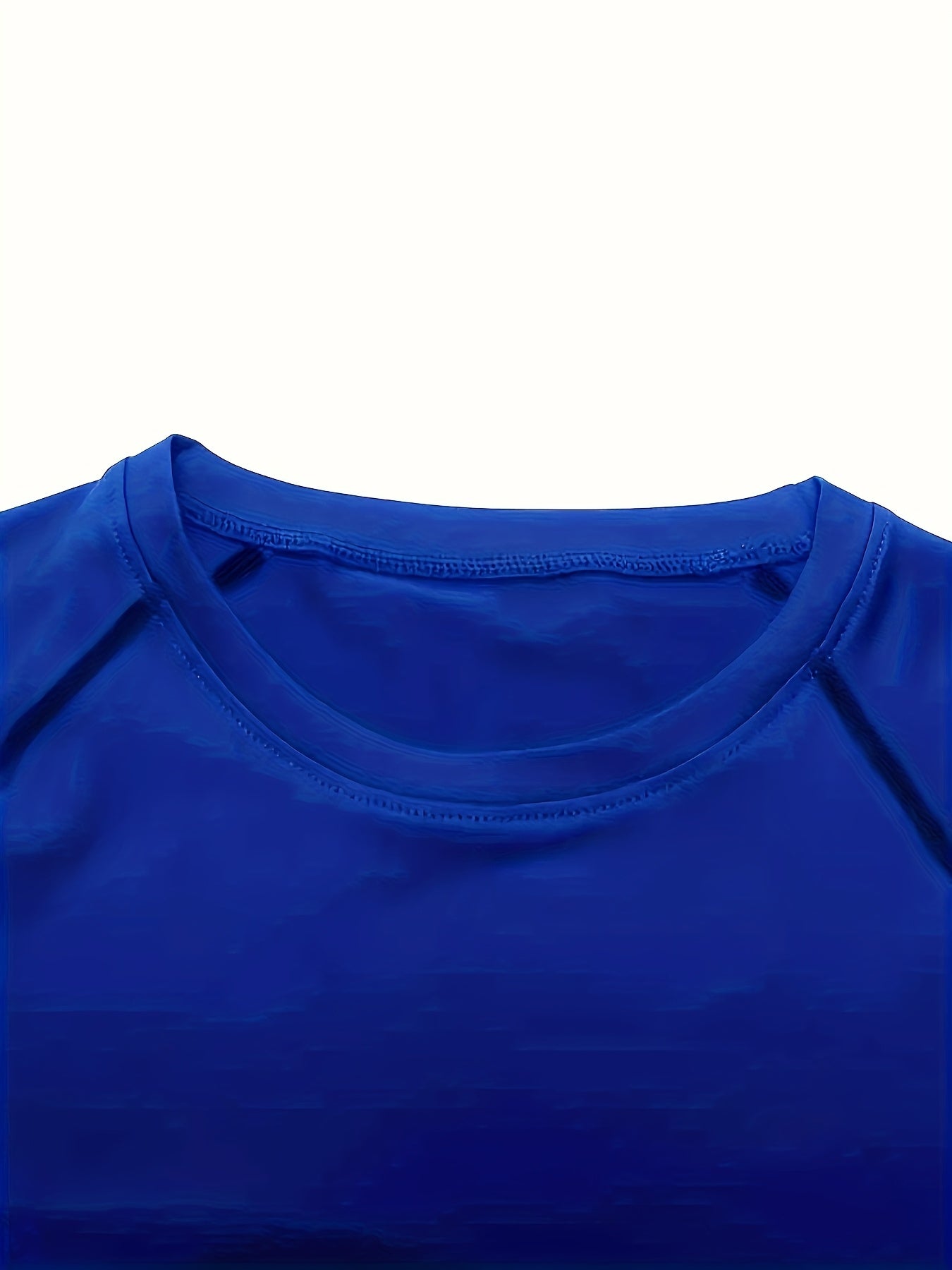 Men'S Quick-Dry Athletic Compression T-Shirt with Serpent Head Logo - Short Sleeve, High Stretch, Breathable Fabric for Running  Workout, Blue