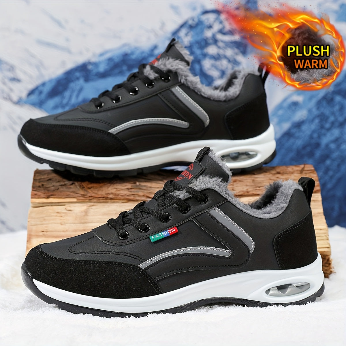 Men's Fashion Lightweight Winter Padded Casual Sports Shoes Shoes