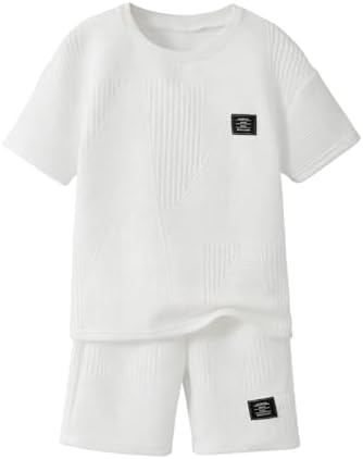 Boys Summer Short Sleeve Top & Shorts Set Casual Outfit