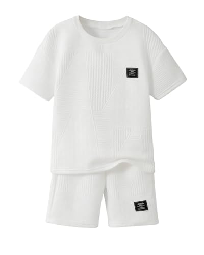 Boys Summer Short Sleeve Top & Shorts Set Casual Outfit