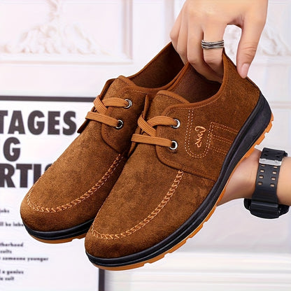 Men'S Comfortable Non-Slip Casual Shoes - Soft-Soled Slip-On Shoes Suitable for Business And Everyday Wear, Indoor Footwear - ayq