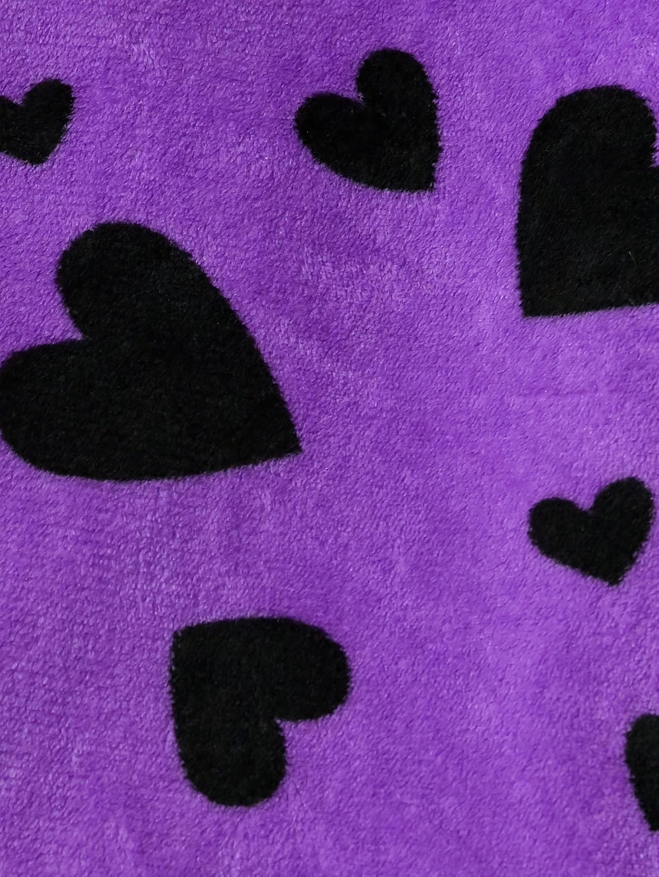 Girls' Heart Print Hooded Sweatshirt and Sweatpants Set, New Autumn Winter Comfortable Cute Casual Warm, Perfect for Outdoor