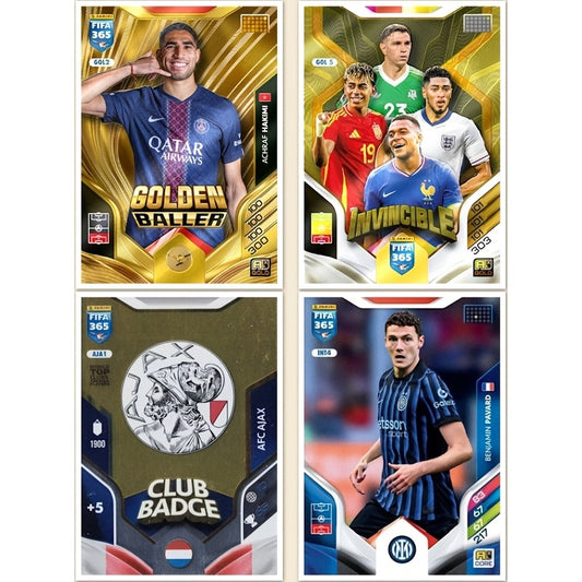 2026 Panini 365 Adrenalyn XL Card Pack - 6 Cards Collection