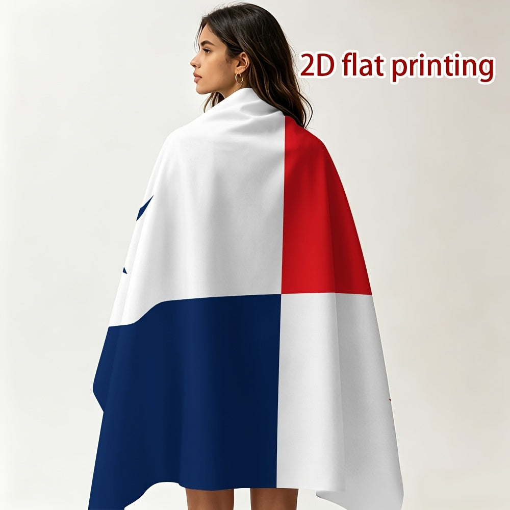 Panama Flag Cheer Banner Single-Sided Polyester Flag