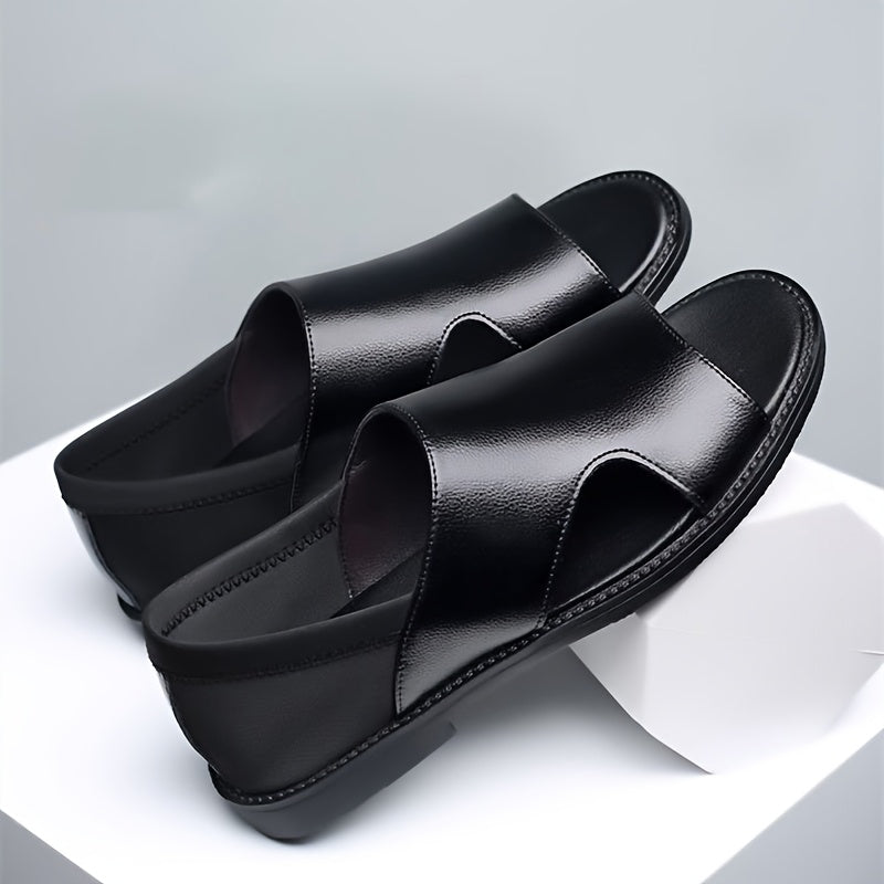 Men's All-Season Health Care Casual Slip-On Sandals Black