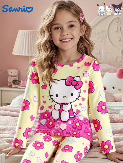 Children's Flame Resistant Sanrio Hello Kitty Pajama Set