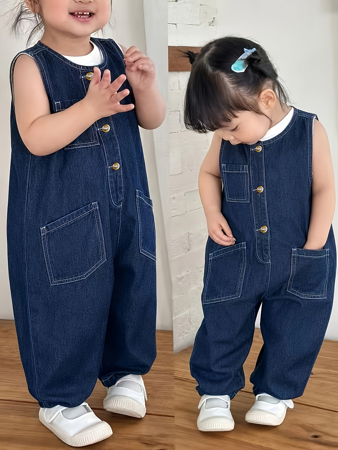 Children's Cotton Overalls Long Sleeve Casual Spring Fall