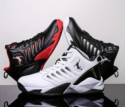 [sneakers] Extra-Large Outdoor Trail Shoes for Men, Featuring Slip Resistance, Shock Absorption, Durability, Trendy Basketball Design, Versatile Sports Footwear, Lightweight Comfort, Casual Style, Soft Sole, And Rebound Train