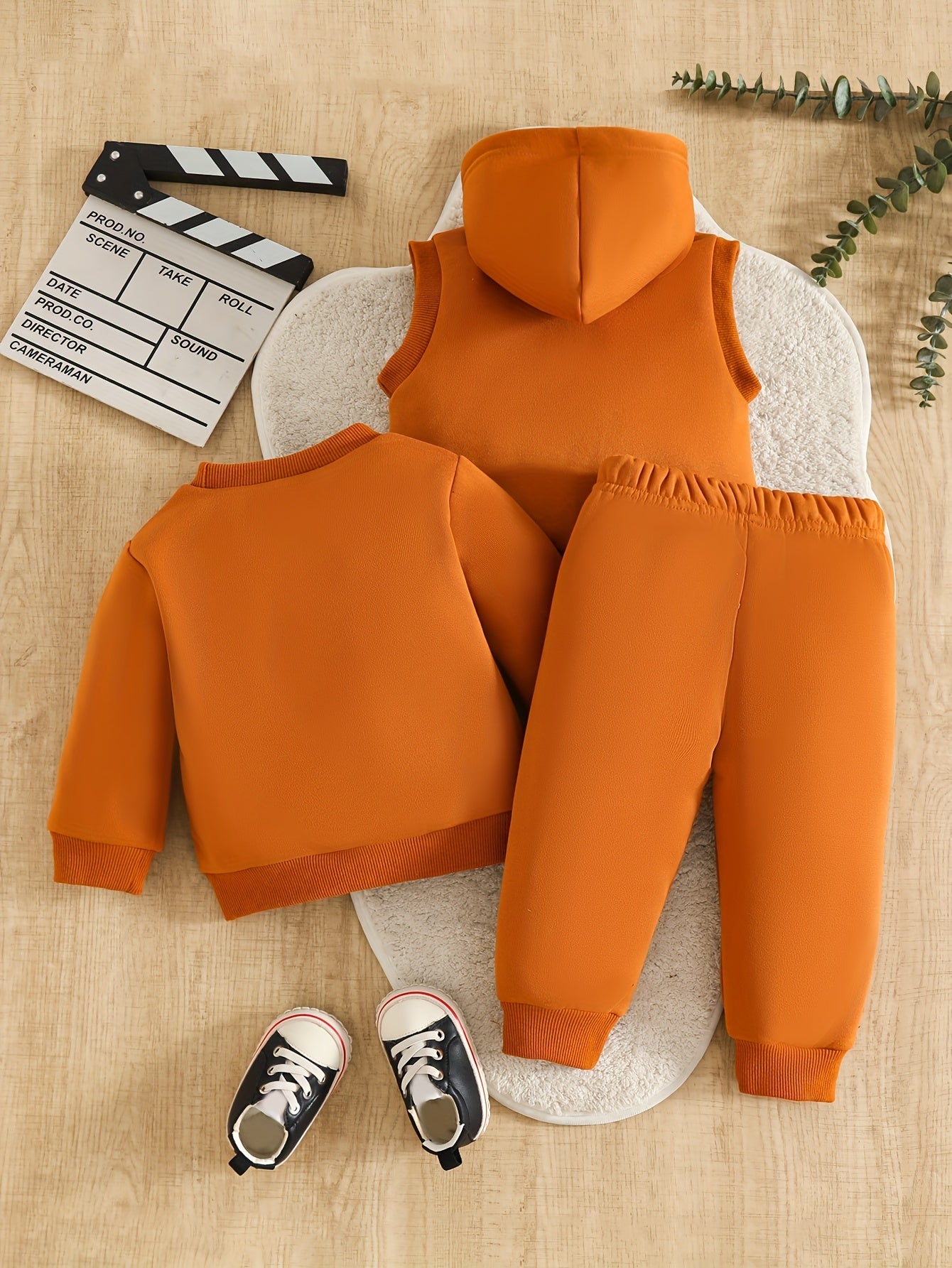 Toddler Boys 3-Piece Fall/Winter Pullover Set with Vest