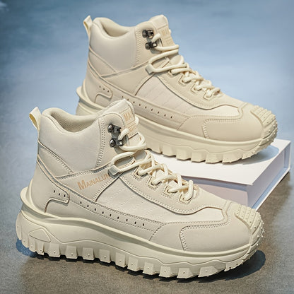 Men's Outdoor Hiking Boots with Comfortable Fabric Lining