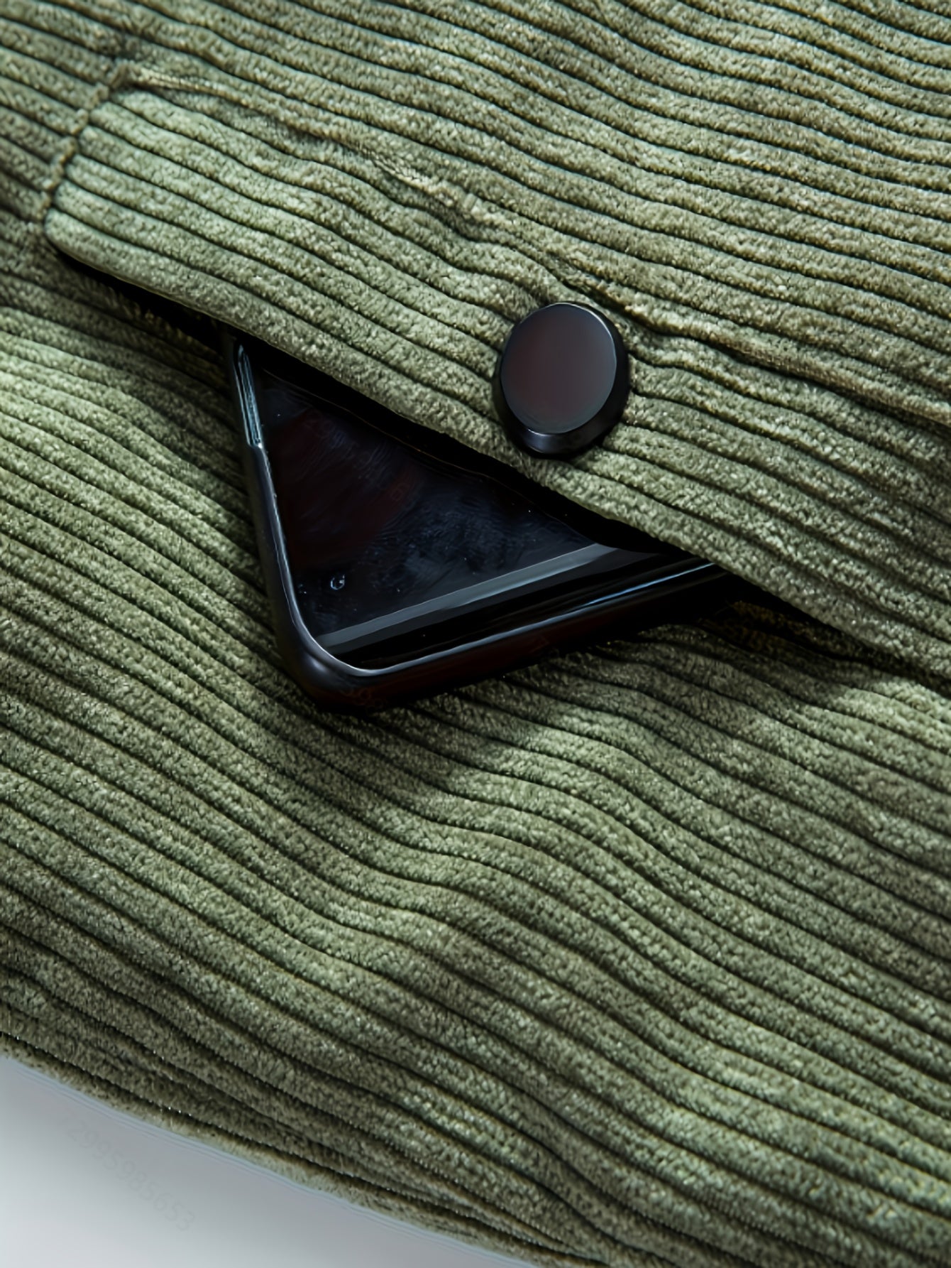 Men's Corduroy Jacket Olive Green - Retro Loose-Fit Full-Zip Winter Coat with Stand Collar & Zippered Pockets, Machine Washable Corduroy Outer (No) for Casual & Formal Wear - Autumn/Winter Outerwear, Womens Coats And Jackets,