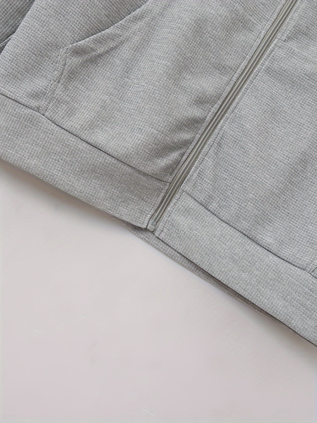 Men's Lightweight Jacket with Stand-Up Collar - Zippered Front Closure, Regular Fit Casual Coat for Everyday & Formal Wear - Spring/Fall Outerwear in White/Neutral Tones - Easy Care Zipper Jacket