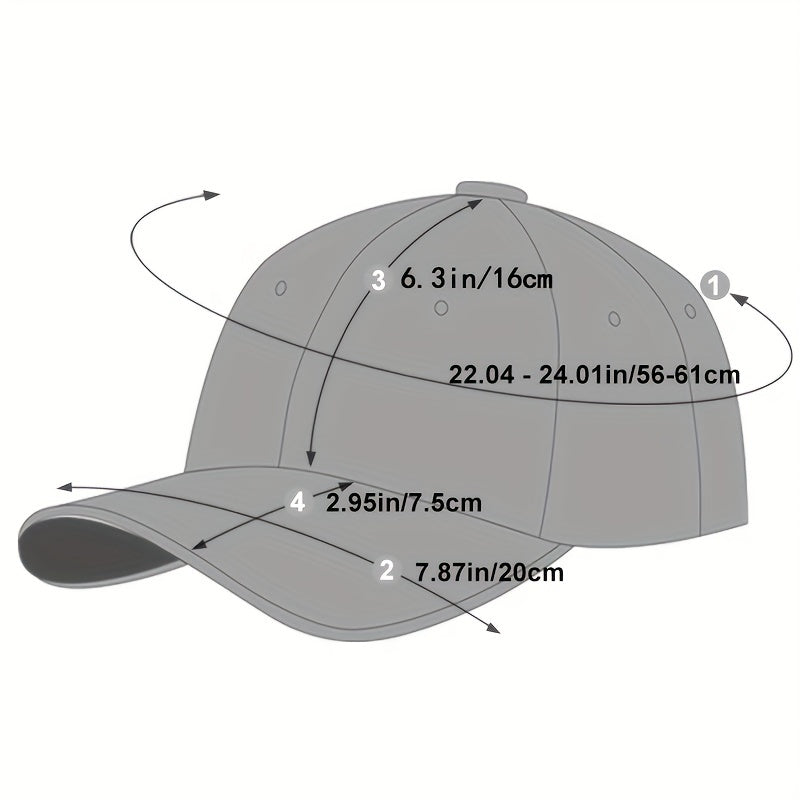Mexico Flag Embroidered Baseball Cap Lightweight Casual Hat