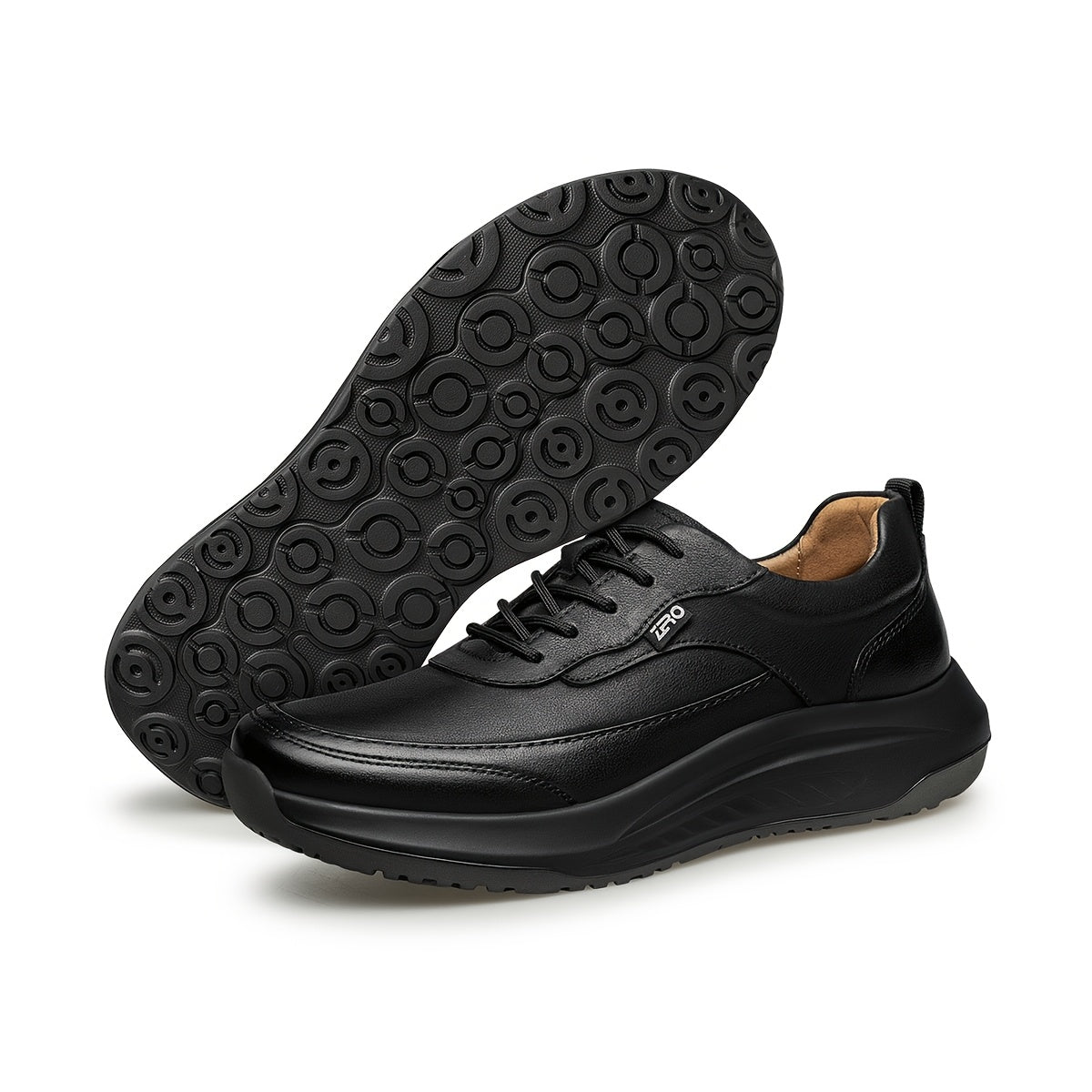 Men's Casual Leather Shoes Lightweight Shock-Absorbing Spring/Fall