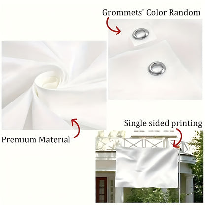Czech Republic Flag Polyester Fan Support Banner - Outdoor Use