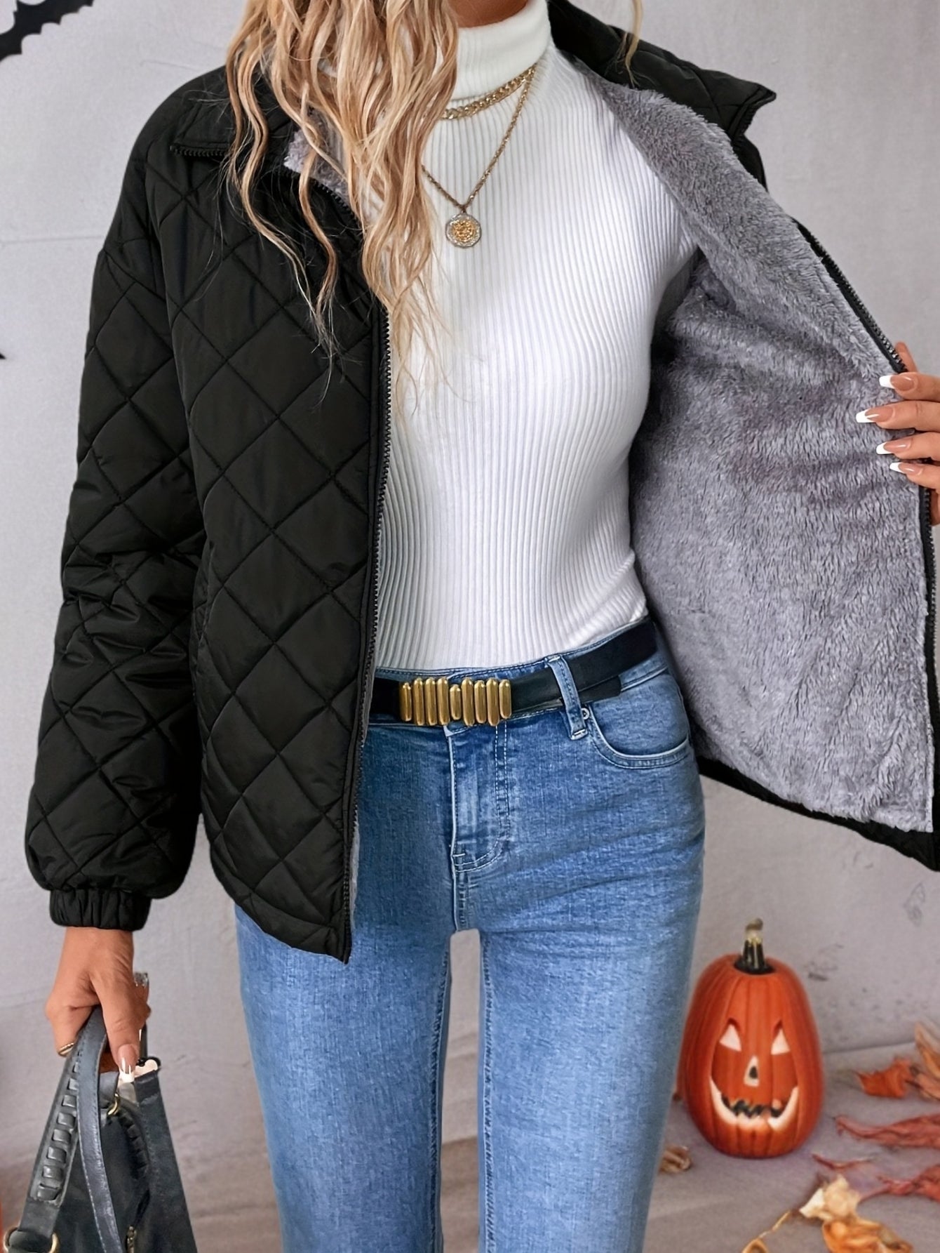 Women's autumn and winter coat 41441868 Autumn and winter warm coat, elegant and special