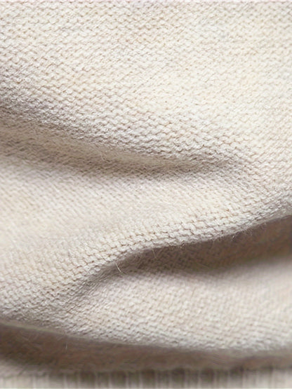 Men'S Colorful Jacquard Pullover Sweater with a Round Neck for Autumn And Winter