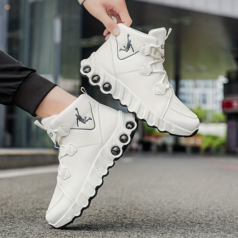 [sneakers] Men'S Mid-Top Basketball Shoes for Outdoor Fashion Trends