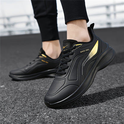 Men's Low-Top Lightweight Running Shoes with Cushioned Sole