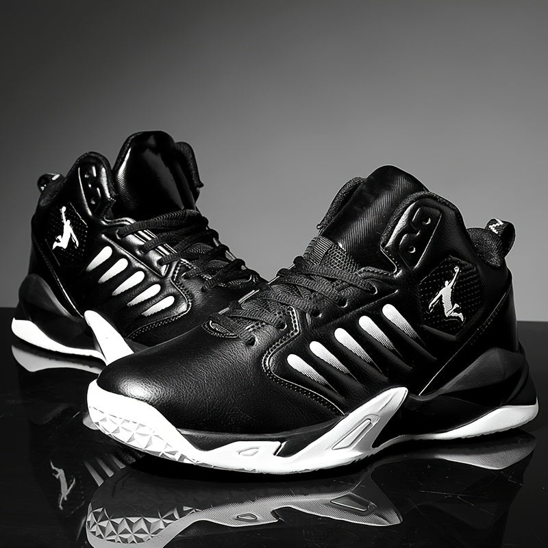 [sneakers] Extra-Large Outdoor Trail Shoes for Men, Featuring Slip Resistance, Shock Absorption, Durability, Trendy Basketball Design, Versatile Sports Footwear, Lightweight Comfort, Casual Style, Soft Sole, And Rebound Train