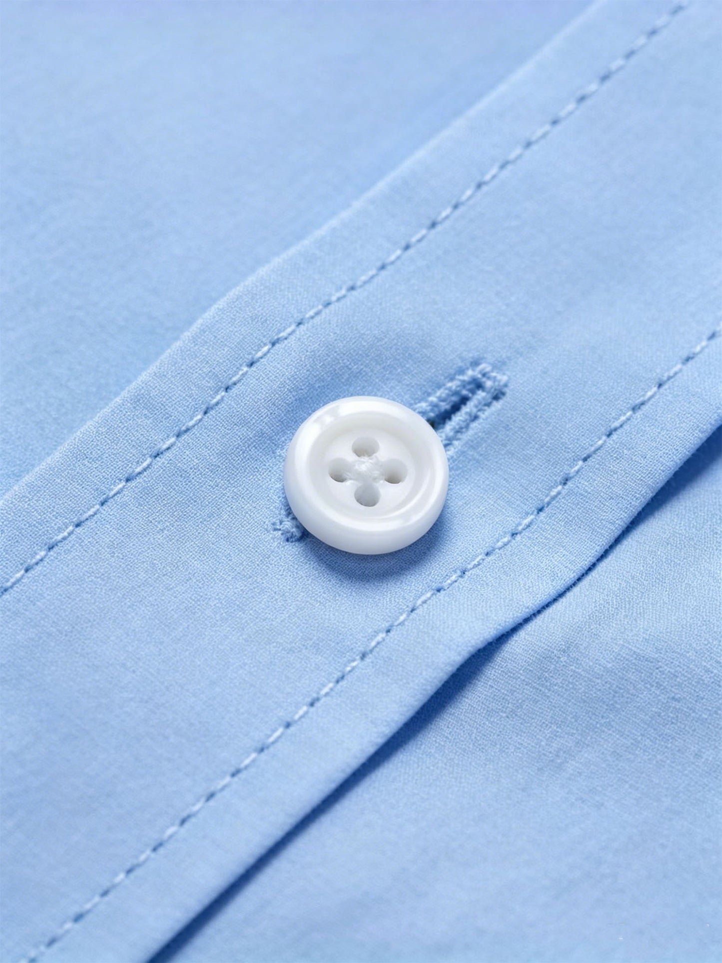 Men's Casual Minimalist Logo Print Shirt for Spring and Fall