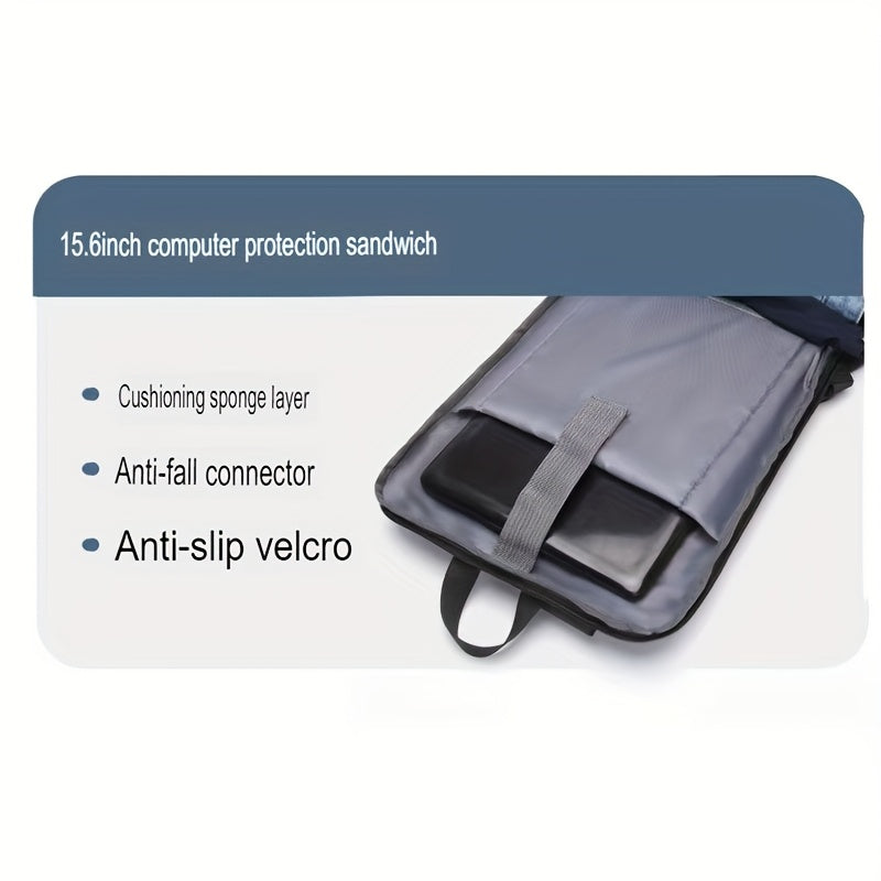 Durable Build, Business Style Laptop Backpack with Anti-Theft Design, Adjustable Shoulder Straps, Multiple Compartments, Zipper Closure  PVC Lining - Black, Secure Laptop Storage   Sleek Backpack Design   Sturdy Zipper Closu