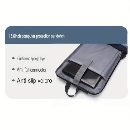 Durable Build, Business Style Laptop Backpack with Anti-Theft Design, Adjustable Shoulder Straps, Multiple Compartments, Zipper Closure  PVC Lining - Black, Secure Laptop Storage   Sleek Backpack Design   Sturdy Zipper Closu