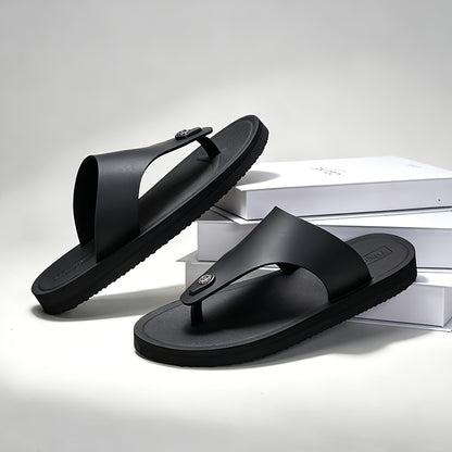 Men's Casual Non-Slip Flip-Flops with Shock-Absorbing Sole