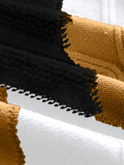 New Fashion Men'S Pullover with Color-Blocked Knitted Long Sleeves from Tie Mu Zhen OBM.
