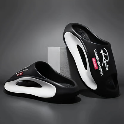 Men's EVA Indoor Slides with Arch Support - Non-Slip Casual Slippers
