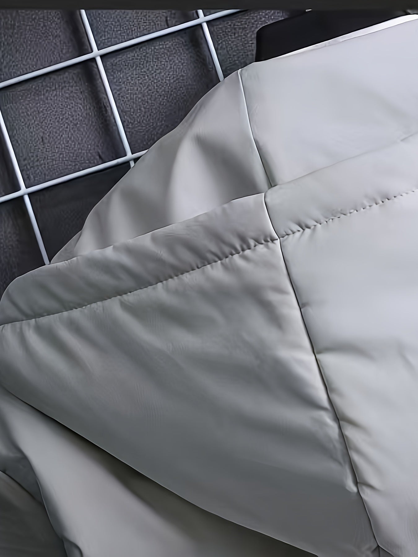 Men's Winter Windproof Jacket Thickened Insulated College Style Hooded Coat with Zipper Front, Pockets & Machine Washable - Solid Color for Hiking & Outdoor Activities