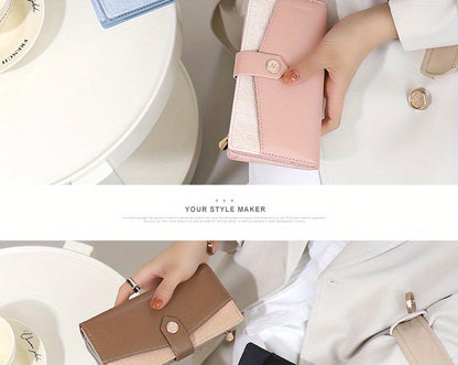 Women's Wallet 2024 New Niche Design High-End Large Capacity Long Card Holder Dual Function