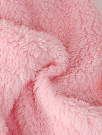 Two-Piece Cute Girls' Autumn/Winter Set: Long Sleeve Hooded Plush Butterfly Top with Pants, Perfect for Daily Outdoor Wear. Cozy Faux Fur Fabric - Essential Indoor & Winter Accessory and Holiday Gift Idea, Perfect for Outdoor