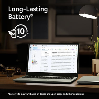 Acer Chromebook 315 Laptop | Intel Celeron N4500 | 15.6" Full HD IPS Display | Intel UHD Graphics | 4GB LPDDR4X | 64GB Emmc | Intel Wi-Fi 6 | DTS Audio | USB Type-C | Chrome OS | Cb315-4H-C8Xu,Silver