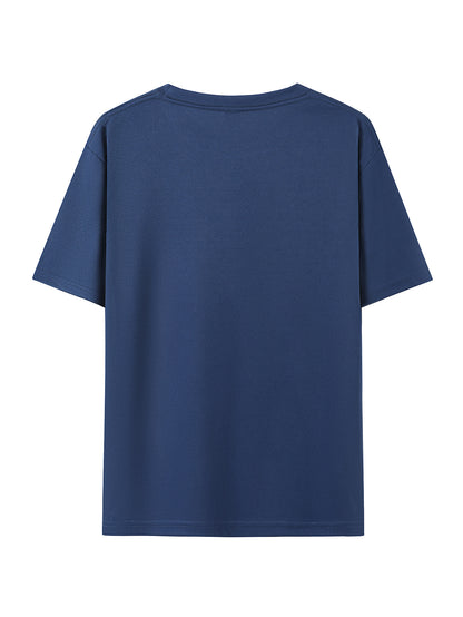 Men's Casual Crew Neck T-Shirt with Breathable Mesh