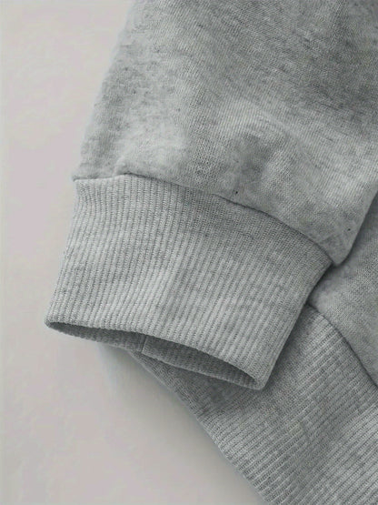 Women'S Sparkling Bow Print Sweatshirt and Pants Set - Casual Long Sleeve Pullover with Glittery Bow Design, Black and Gray, Perfect for Casual Attire, Casual Wear|Sparkling Bow Design|Stretchy Fabric