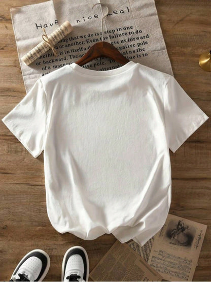 Boys' Cotton Crew Neck Short Sleeve T-Shirt Summer Casual