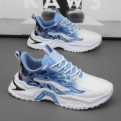 Men's Low-Top Skate Shoes - Breathable PU/Fabric Upper, EVA Cushioned Insole  Durable PVC Sole - Lace-Up Design with Letter Print/Stripes/Solid Colors for Urban Streetwear  Casual Wear